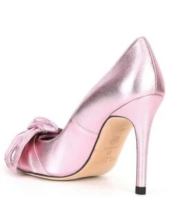 Ted Baker London Ryal Metallic Leather Bow Pumps