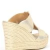 Michael Kors Bradley Metallic Linen Zip Espadrille Platform Wedge Sandals -Hummel Winkel 00000000 zi 8736cf98 cfd3 4185 bb64 06db8836072a 01 ai