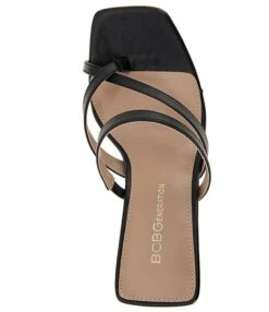 BCBGeneration Mosina Leather Thong Dress Slide Sandals -Hummel Winkel 00000000 zi 89e0127f 13be 4379 a432 e9a5247fe5a2 04 ai
