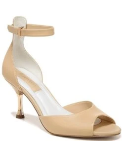 Franco Sarto Rosie Leather Ankle Strap Dress Sandals