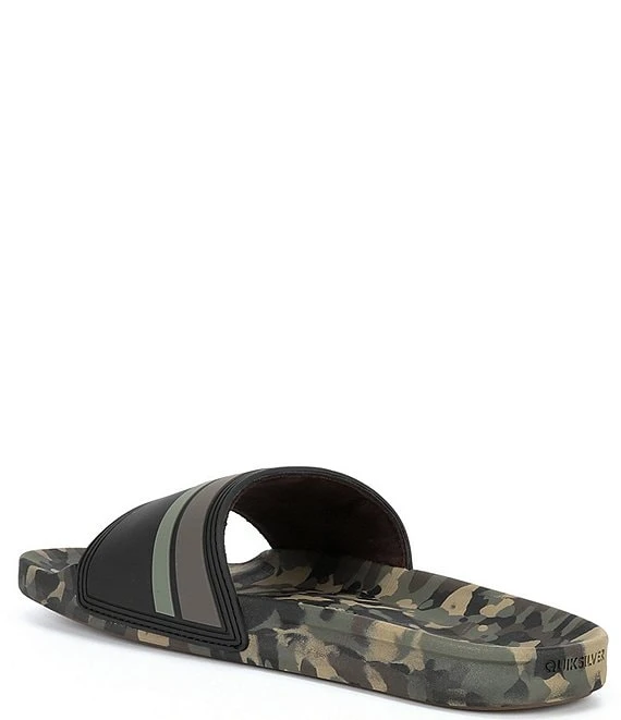 Quiksilver Men's Striped Rivi Pool Slides 7 Quiksilver Men's Striped Rivi Pool Slides - Afbeelding 5