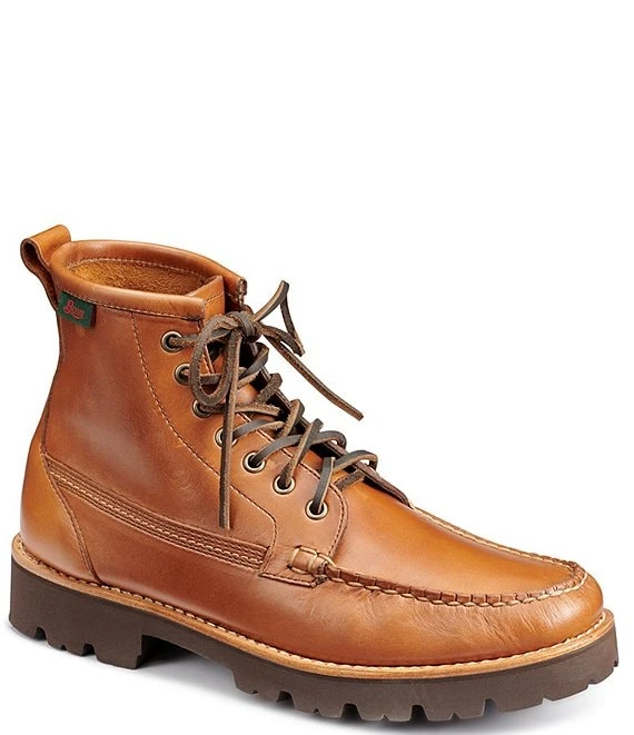 G.H. Bass Men's Leather Lug Sole Ranger Boots 4 G.H. Bass Men's Leather Lug Sole Ranger Boots - Afbeelding 2
