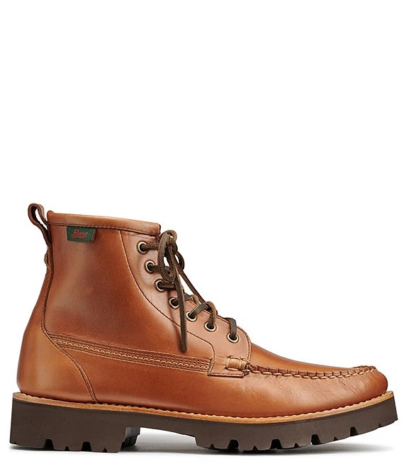 G.H. Bass Men's Leather Lug Sole Ranger Boots 5 G.H. Bass Men's Leather Lug Sole Ranger Boots - Afbeelding 3