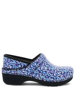Dansko LT Pro Blue Dash Leather Printed Clogs -Hummel Winkel 00000000 zi 8cec5d67 6d3d 4b26 a580 654f6f80b6e4 01 ai