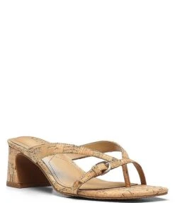 NYDJ Glam Cork Buckle Strap Detail Thong Sandals -Hummel Winkel 00000000 zi 8df85eb0 ad9f 410e bd84 593ad28be68f