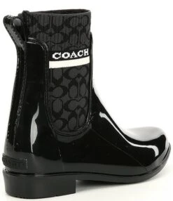 COACH Rivington Logo Water Resistant Chelsea Rain Booties -Hummel Winkel 00000000 zi 8e75af87 c739 46d6 b1c2 5367e096957d 01 ai