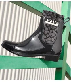 COACH Rivington Logo Water Resistant Chelsea Rain Booties -Hummel Winkel 00000000 zi 8e75af87 c739 46d6 b1c2 5367e096957d 10 ai