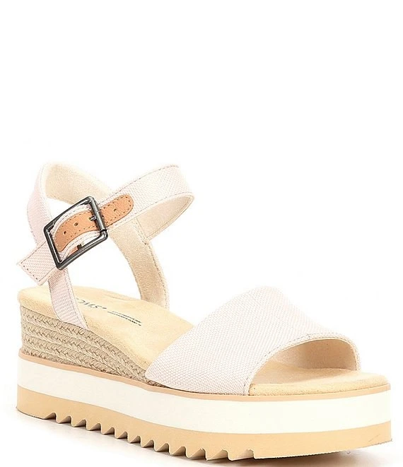 TOMS Women's Diana Espadrille Platform Wedges 7 TOMS Women's Diana Espadrille Platform Wedges - Afbeelding 5