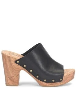 Kork-Ease Danika Leather Studded Detail Platform Slides