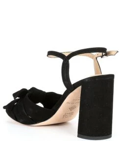 Antonio Melani Gybson Knotted Nubuck Leather Ankle Strap High Heel Dress Sandals -Hummel Winkel 00000000 zi 9382d0f4 c50b 4cfd a6d4 f4a10b09050f 02 ai