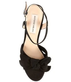 Antonio Melani Gybson Knotted Nubuck Leather Ankle Strap High Heel Dress Sandals -Hummel Winkel 00000000 zi 9382d0f4 c50b 4cfd a6d4 f4a10b09050f 04 ai