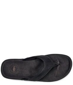 UGG® Men's Seaside Leather Flip Flops -Hummel Winkel 00000000 zi 9a59f794 24aa 4ad3 96b1 5543a3dd2229 04 ai