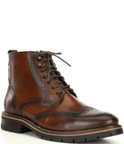 Johnston & Murphy Men's Cody Wingtip Zip Boots -Hummel Winkel 00000000 zi 9a8b72cd 3373 4fd4 8220 3b80652ce623