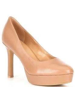 Naturalizer Camilla Leather Platform Pumps