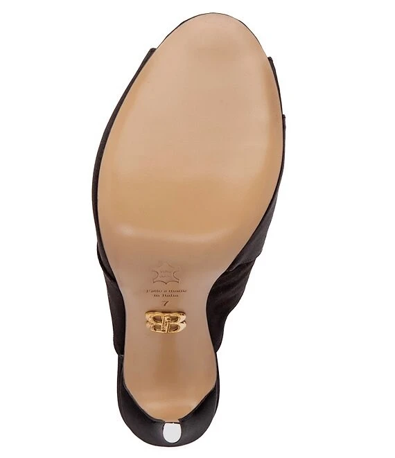 BEAUTIISOLES Cindy Satin Peep Toe Dress Mules 4 BEAUTIISOLES Cindy Satin Peep Toe Dress Mules - Afbeelding 2