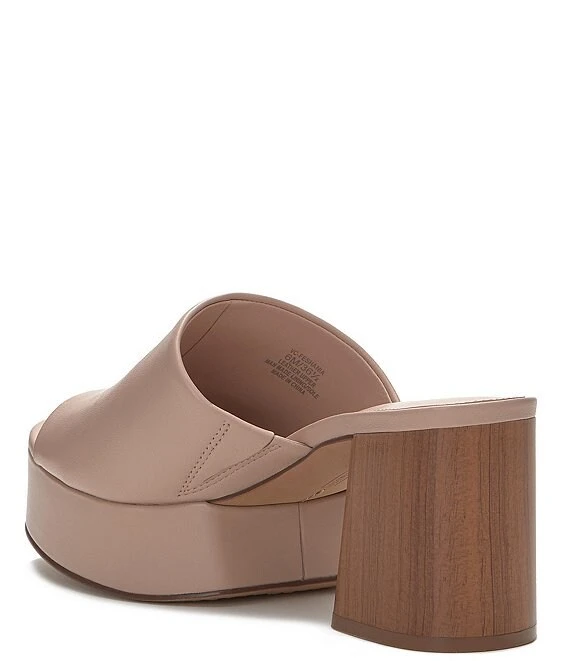 Vince Camuto Feshania Platform Leather Sandals 7 Vince Camuto Feshania Platform Leather Sandals - Afbeelding 5