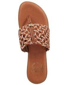 Andre Assous Nice Woven Metallic Demi Wedge Thong Sandals -Hummel Winkel 00000000 zi a36e5c6d 8707 4c38 a713 8863a31389ff 06 ai