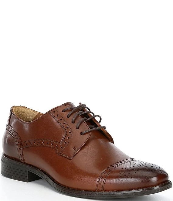 Johnston & Murphy Men's Lewis Cap Toe Oxfords 3 Johnston & Murphy Men's Lewis Cap Toe Oxfords