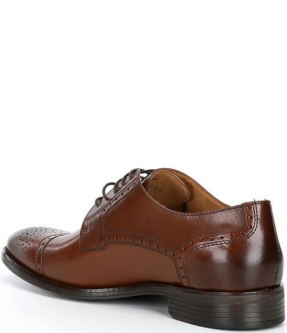 Johnston & Murphy Men's Lewis Cap Toe Oxfords 6 Johnston & Murphy Men's Lewis Cap Toe Oxfords - Afbeelding 4