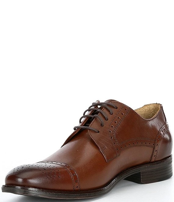 Johnston & Murphy Men's Lewis Cap Toe Oxfords 5 Johnston & Murphy Men's Lewis Cap Toe Oxfords - Afbeelding 3