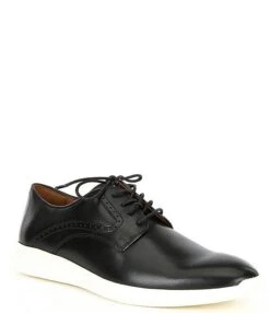 Johnston & Murphy Men's Hennings Plain Toe Lace-Up Dress Sneaker Oxfords