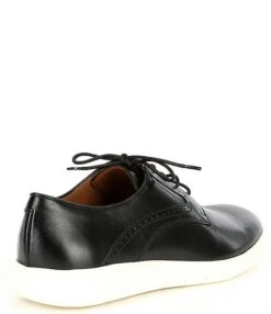 Johnston & Murphy Men's Hennings Plain Toe Lace-Up Dress Sneaker Oxfords -Hummel Winkel 00000000 zi a3b4b333 a0af 44ff adfe f23e8a905af6 01 ai
