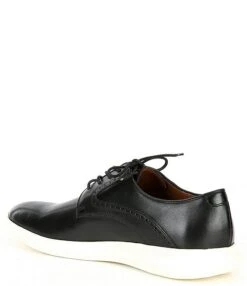 Johnston & Murphy Men's Hennings Plain Toe Lace-Up Dress Sneaker Oxfords -Hummel Winkel 00000000 zi a3b4b333 a0af 44ff adfe f23e8a905af6 02 ai