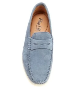 Flag LTD. Men's Tommy Kidsuede Leather Penny Loafer Moccasins