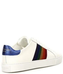 Kurt Geiger London Men's Lennon Leather Rainbow Sneakers