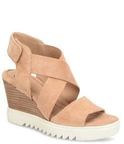 Sofft Uxley Suede Leather Platform Wedge Sandals -Hummel Winkel 00000000 zi adf4a090 9cac 4d1c 97f1 80f8cc93e1f0