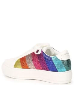 Kurt Geiger London Laney Metallic Rainbow Stripe Rhinestone Embellished Platform Sneakers -Hummel Winkel 00000000 zi b32f426e b0d1 45db 9c89 15f35598ce09 02 ai