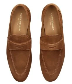 Kurt Geiger London Men's Ali Suede Penny Loafers -Hummel Winkel 00000000 zi b37a0642 ac4c 41d2 a1ab 8443f954fa14 03 ai