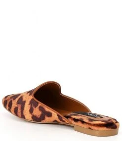 Deltan Luna Velvet Leopard Pointed Toe Dress Mules -Hummel Winkel 00000000 zi b4975467 c0e6 4552 83cf 7075d048b920 02 ai