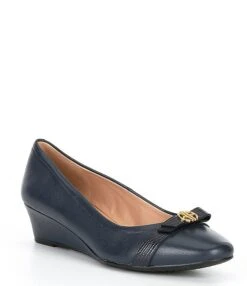 Cole Haan Malta Leather Wedges -Hummel Winkel 00000000 zi b65aab54 cfdf 4d85 b55a daed576785f1