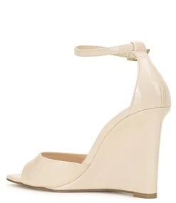 Jessica Simpson Leehi Patent Wedge Sandals