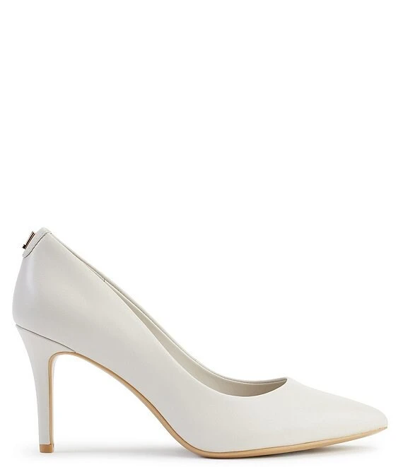 KARL LAGERFELD PARIS Royale Pointed Toe Leather Pumps 4 KARL LAGERFELD PARIS Royale Pointed Toe Leather Pumps - Afbeelding 2