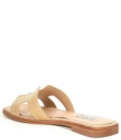 Steve Madden Hadyn Raffia Flat Slide Sandals -Hummel Winkel 00000000 zi be789c02 76d9 46b2 89cb 774d25d64737 02 ai