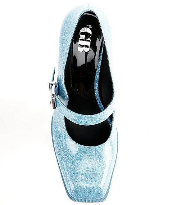 GB 2-Night Glitter Mary Jane Platform Pumps 3 GB 2-Night Glitter Mary Jane Platform Pumps