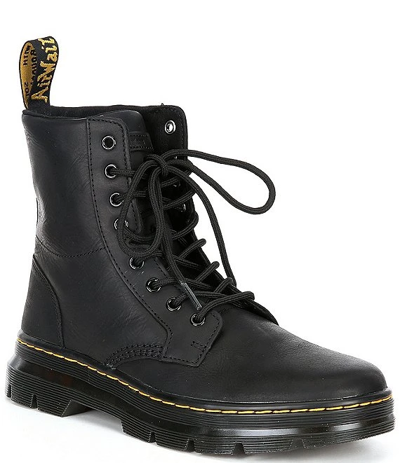 Dr. Martens Men's Combs Leather Boots 3 Dr. Martens Men's Combs Leather Boots