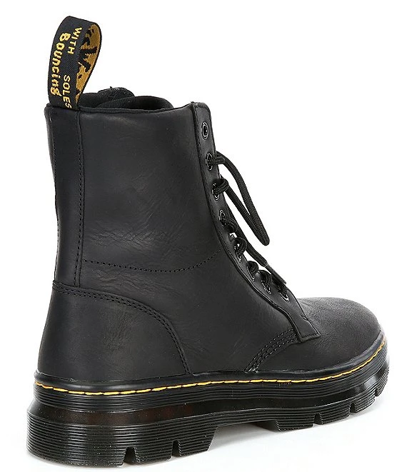 Dr. Martens Men's Combs Leather Boots 5 Dr. Martens Men's Combs Leather Boots - Afbeelding 3