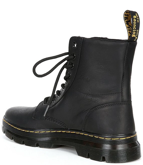 Dr. Martens Men's Combs Leather Boots 6 Dr. Martens Men's Combs Leather Boots - Afbeelding 4