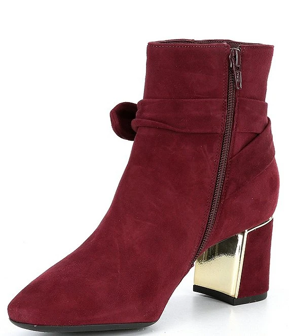 Alex Marie Dashauna Suede Ankle Bow Booties 6 Alex Marie Dashauna Suede Ankle Bow Booties - Afbeelding 4