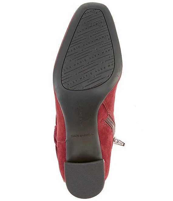 Alex Marie Dashauna Suede Ankle Bow Booties 7 Alex Marie Dashauna Suede Ankle Bow Booties - Afbeelding 5