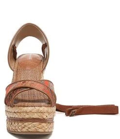 Sam Edelman Vaughan Paisley Ankle Wrap Platform Wedge Espadrille Sandals -Hummel Winkel 00000000 zi c1c615c1 72ce 4d2f b251 9f8b098a1f58 05 ai