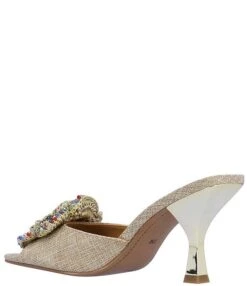 J. Renee Abalina Crochet Beaded Ornament Dress Slide Sandals -Hummel Winkel 00000000 zi c25f6743 2e8c 407f bf07 d3fce9071e13 03 ai