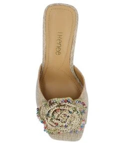 J. Renee Abalina Crochet Beaded Ornament Dress Slide Sandals -Hummel Winkel 00000000 zi c25f6743 2e8c 407f bf07 d3fce9071e13 06 ai