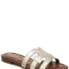 Sam Edelman Bay Metallic Double E Logo Slide Sandals -Hummel Winkel 00000000 zi c29ab414 f94d 438b 81eb 23d0c51a6a1a