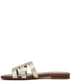 Sam Edelman Bay Metallic Double E Logo Slide Sandals -Hummel Winkel 00000000 zi c29ab414 f94d 438b 81eb 23d0c51a6a1a 05 ai
