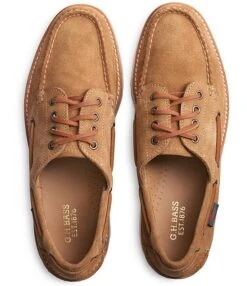 G.H. Bass Men's Ranger Camp Suede Lug Sole Moccasins