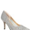 J. Renee Sesily Dance Glitter Fabric Rhinestone Cutout Pointed Toe Pumps -Hummel Winkel 00000000 zi c4f34ce9 4a7d 4864 965f e45ebe260d40